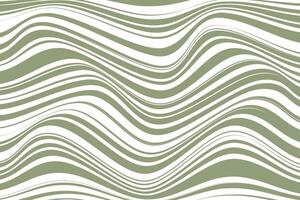 simple abstract etruscan olive color thin to thick wavy distort line pattern a green background with a pattern of lines in white and green vector