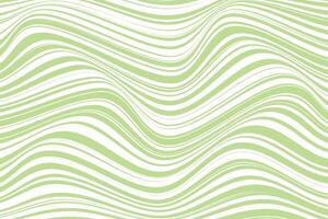 simple abstract thin to thick marzipan mint color wavy distort line pattern a green background with a pattern of lines in white and green vector