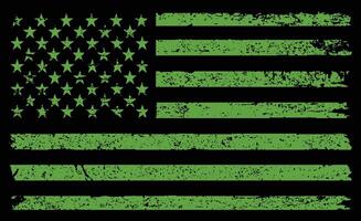 USA Army Flag Design Template vector