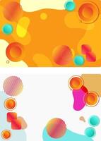 Overlapping Forms and Gradients in a Modern Design vector