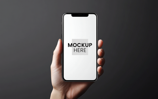 Ultra-realistic mobile display, blank customizable screen, clean and professional for presentations psd