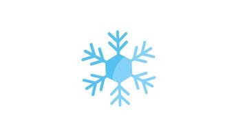Snowflake animated icon with alpha channel. Perfect for project and Explainer video