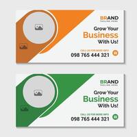 Horizontal header web banner, Abstract banner design web template Set, Furniture sale facebook cover page design vector