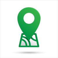 Location pin icon . Pin location icon design illustration. Location icon simple sign vector