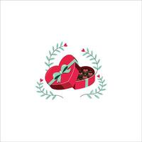 Elegant Valentine's Day Design with Romantic Hearts vector