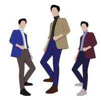 Redefining Men's Style- Sleek, Modern, and Timeless Looks in illustrator. vector