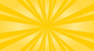 Sunburst yellow strip background vector