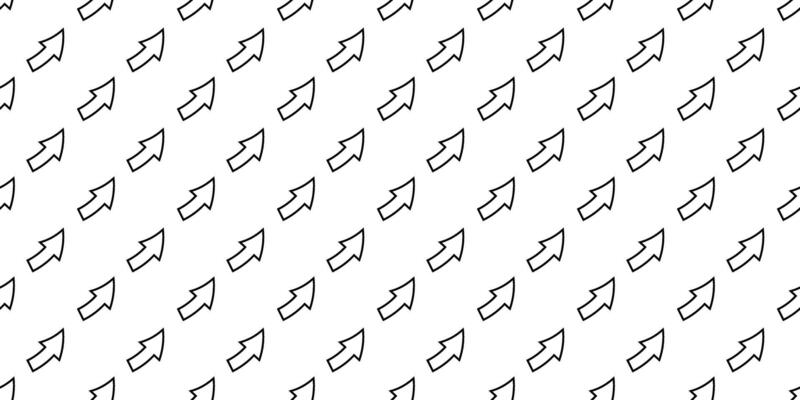 Repeated arrow pattern on a white background in a diagonal arrangement