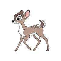 Bambi the deer disney vector