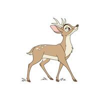 drawing of a Bambi, the deer, by joshua illustration vector