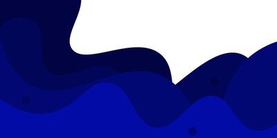 Abstract 3d background paper cut with blue color background. Liquid gradient color on background. Geometric wavy shape pattern. Eps10 vector