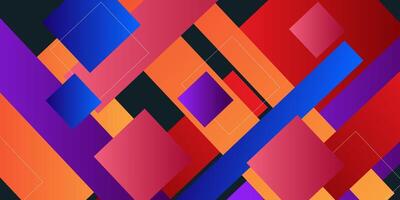 Abstract colorful overlapping background template with square paper cut pattern. Popular background with shadow design. Eps10 vector