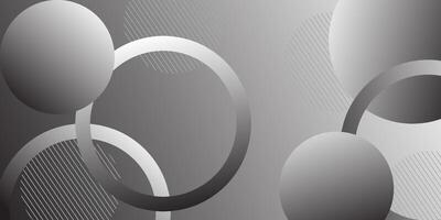 3D background pattern gray circle pattern with soft color design. Abstract template and modern style texture background. illustration eps10 vector