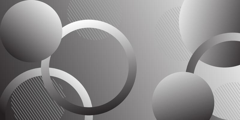 3D background pattern gray circle pattern with soft color design. Abstract template and modern style texture background. illustration eps10