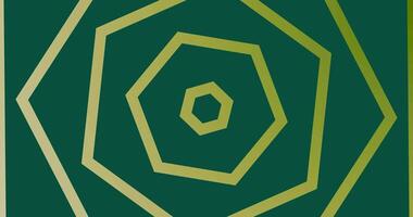 Green Hexagon Pattern. A mesmerizing abstract design featuring a repeating pattern of green hexagons, creating a sense of depth and visual intrigue. Perfect for modern and minimalist designs. video