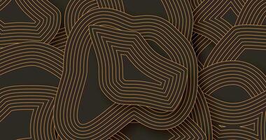 Abstract Gold Lines Intricate geometric patterns in a minimalist style, featuring a captivating interplay of black and gold lines. The graphic design evokes a sense of luxury and sophistication. video