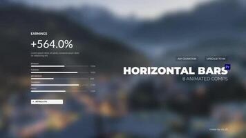 Infographics Horizontal Bars motion_graphic