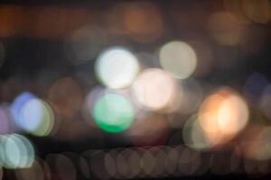 Colorful abstract bokeh effect for background photo