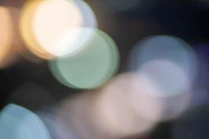 Colorful abstract bokeh effect for background photo
