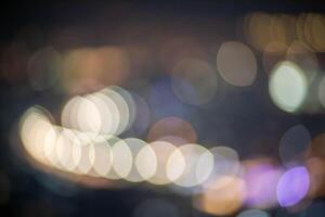 Colorful abstract bokeh effect for background photo