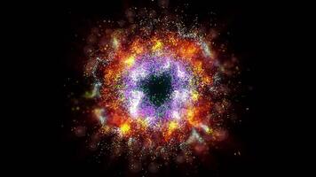 A bright magical flash of multi-colored flickering fireworks immerses you in the holiday atmosphere, delighting and lifting your spirits. video