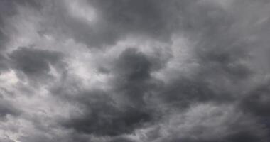 the sky with clouds of different colors before a thunderstorm photo