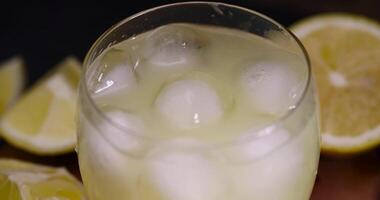 slices of fresh lemon for making lemon juice photo