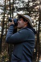 vertical portrait Wilderness photographer Capturing Nature's Essence photo
