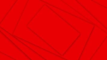 A red background with a geometric pattern video
