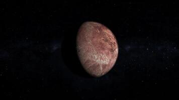 The planet is shown in this image video