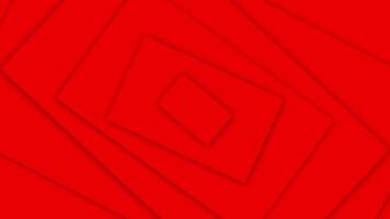 A red background with a geometric pattern video