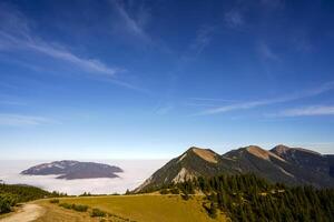 Clouds in the German Alps around Garmisch-Partenkirchen, Bavaria photo