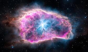 The crab nebula, a nebula in the constellation of crab photo