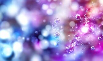 A colorful abstract background with bubbles photo