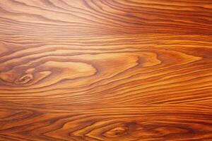 Glossy wooden tabletop showcasing rich mahogany finish with soft ambient lighting creating a warm atmosphere photo