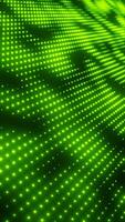 Green leds on a black background video