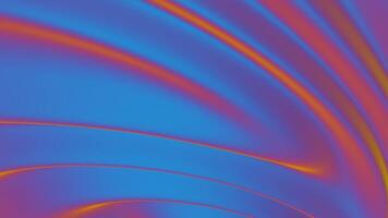 A blue and orange abstract background with wavy lines video