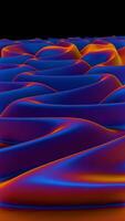 uma 3d imagem do ondas dentro a oceano video