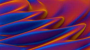 Abstract background with red and blue waves video
