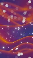 A colorful abstract background with stars and bubbles video