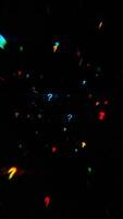 Floating Question Marks on a Dark Background video