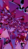 A 3d image of a bunch of triangles video
