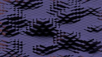 Abstract 3d background with squares and triangles video