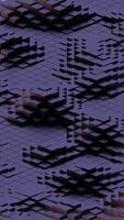 A 3d image of a purple background with black squares video