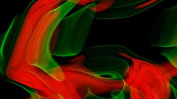 A red and green abstract background video