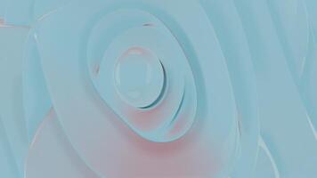 A blue and pink abstract background with a circular shape video