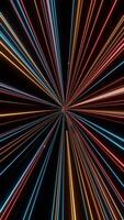 Abstract background of colorful light beams video