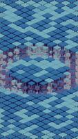 A blue and purple pattern with squares and triangles video