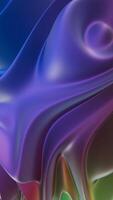 Abstract background with colorful waves video