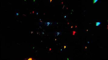 A black background with many lights video